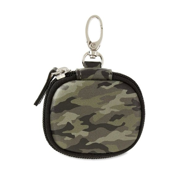 NWT No Boundaries Wireless Headphone Earbuds Keychain Case Green Camo - Picture 1 of 2